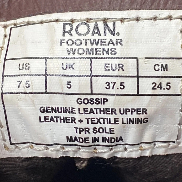 Bed Stu Roan Brown Gossip Handmade Leather Distressed Ankle Boots Size 7.5 - Picture 8 of 15